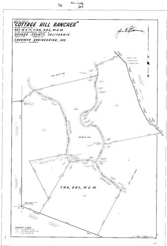 Click to see Parcel Map Book 1, pg. 142 (1971) of Nevada County Recorders Parcel Maps Book 1