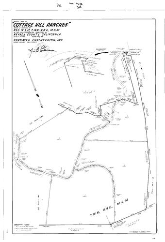 Click to see Parcel Map Book 1, pg. 142 (1971) of Nevada County Recorders Parcel Maps Book 1