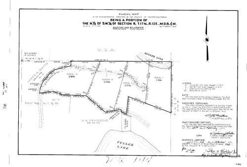 Click to see Parcel Map Book 1, pg. 144 (1971) of Nevada County Recorders Parcel Maps Book 1