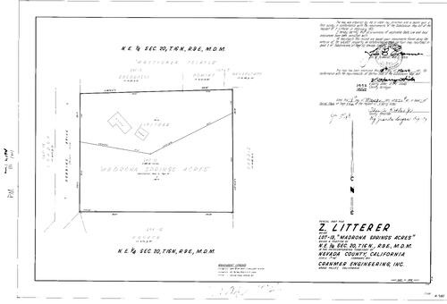 Click to see Parcel Map Book 1, pg. 174 (1971) of Nevada County Recorders Parcel Maps Book 1