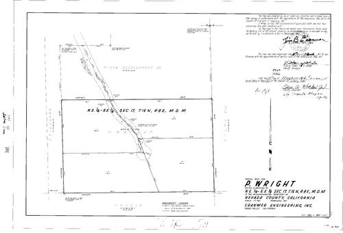 Click to see Parcel Map Book 1, pg. 175 (1971) of Nevada County Recorders Parcel Maps Book 1