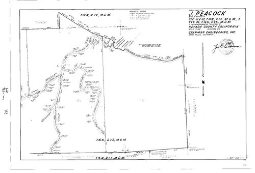 Click to see Parcel Map Book 1, pg. 176 (1971) of Nevada County Recorders Parcel Maps Book 1