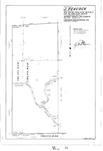 Click to see Parcel Map Book 1, pg. 176 (1971) of Nevada County Recorders Parcel Maps Book 1