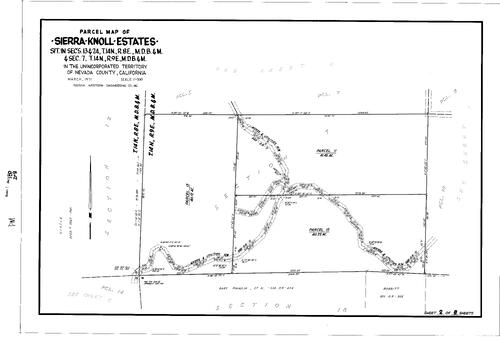 Click to see Parcel Map Book 1, pg. 180 (1971) of Nevada County Recorders Parcel Maps Book 1