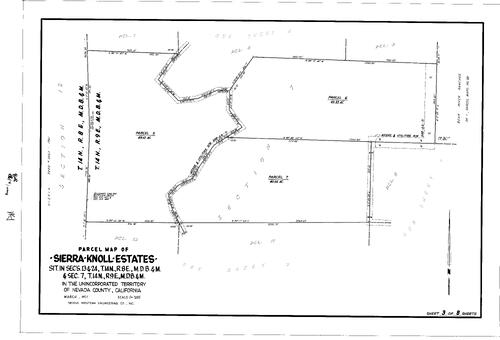 Click to see Parcel Map Book 1, pg. 180 (1971) of Nevada County Recorders Parcel Maps Book 1
