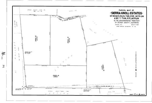Click to see Parcel Map Book 1, pg. 180 (1971) of Nevada County Recorders Parcel Maps Book 1