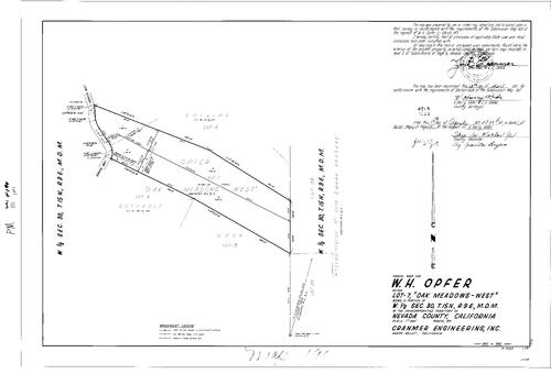 Click to see Parcel Map Book 1, pg. 190 (1971) of Nevada County Recorders Parcel Maps Book 1