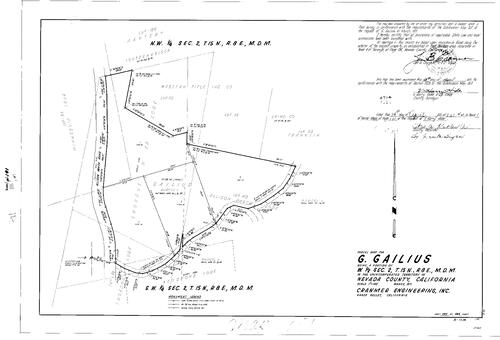 Click to see Parcel Map Book 1, pg. 191 (1971) of Nevada County Recorders Parcel Maps Book 1