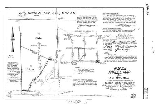 Click to see Parcel Map Book 10, pg. 5 (1975) of Nevada County Recorders Parcel Maps Book 10