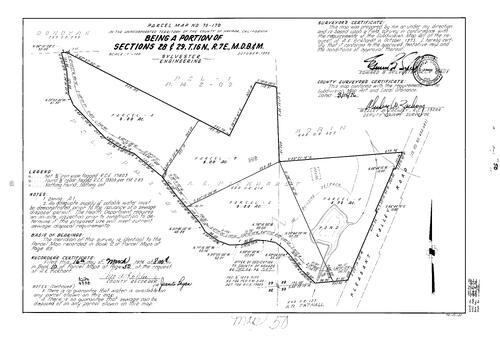 Click to see Parcel Map Book 10, pg. 50 (1976) of Nevada County Recorders Parcel Maps Book 10