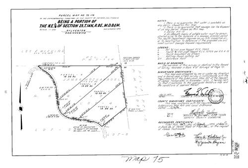 Click to see Parcel Map Book 10, pg. 75 (1976) of Nevada County Recorders Parcel Maps Book 10