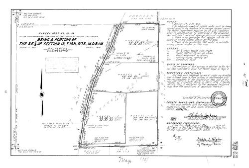 Click to see Parcel Map Book 10, pg. 114 (1976) of Nevada County Recorders Parcel Maps Book 10