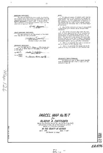 Click to see Parcel Map Book 10, pg. 126 (1976) of Nevada County Recorders Parcel Maps Book 10