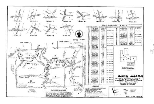 Click to see Parcel Map Book 10, pg. 133 (1976) of Nevada County Recorders Parcel Maps Book 10