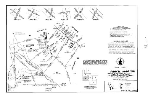 Click to see Parcel Map Book 10, pg. 133 (1976) of Nevada County Recorders Parcel Maps Book 10