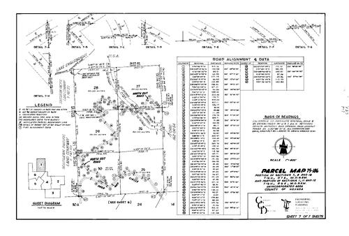Click to see Parcel Map Book 10, pg. 133 (1976) of Nevada County Recorders Parcel Maps Book 10