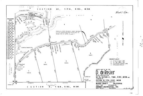 Click to see Parcel Map Book 10, pg. 212 (1976) of Nevada County Recorders Parcel Maps Book 10