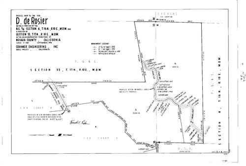 Click to see Parcel Map Book 10, pg. 212 (1976) of Nevada County Recorders Parcel Maps Book 10
