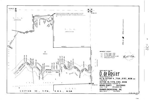 Click to see Parcel Map Book 10, pg. 212 (1976) of Nevada County Recorders Parcel Maps Book 10