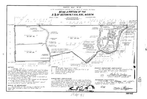 Click to see Parcel Map Book 11, pg. 41 (1977) of Nevada County Recorders Parcel Maps Book 11