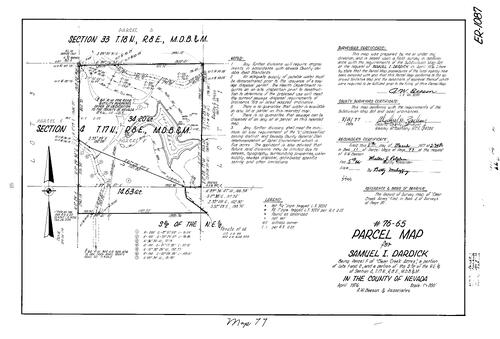 Click to see Parcel Map Book 11, pg. 77 (1977) of Nevada County Recorders Parcel Maps Book 11