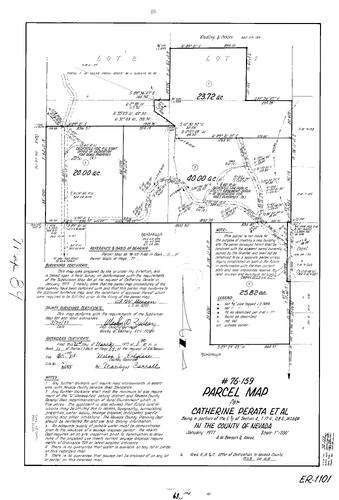Click to see Parcel Map Book 11, pg. 89 (1977) of Nevada County Recorders Parcel Maps Book 11