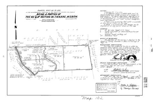 Click to see Parcel Map Book 11, pg. 102 (1977) of Nevada County Recorders Parcel Maps Book 11