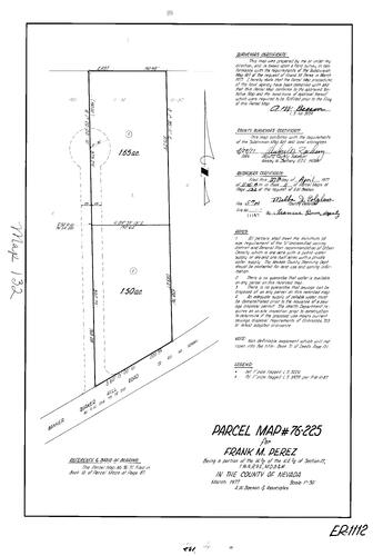 Click to see Parcel Map Book 11, pg. 132 (1977) of Nevada County Recorders Parcel Maps Book 11