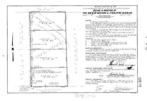 Click to see Parcel Map Book 11, pg. 146 (1977) of Nevada County Recorders Parcel Maps Book 11