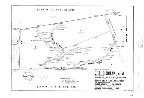 Click to see Parcel Map Book 11, pg. 210 (1977) of Nevada County Recorders Parcel Maps Book 11