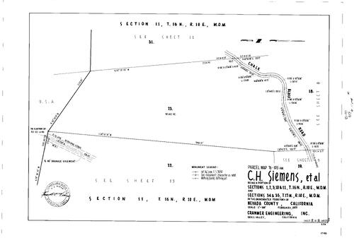 Click to see Parcel Map Book 11, pg. 210 (1977) of Nevada County Recorders Parcel Maps Book 11