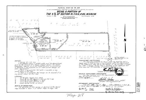 Click to see Parcel Map Book 11, pg. 218 (1977) of Nevada County Recorders Parcel Maps Book 11