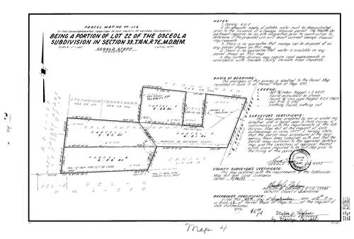 Click to see Parcel Map Book 12, pg. 4 (1977) of Nevada County Recorders Parcel Maps Book 12