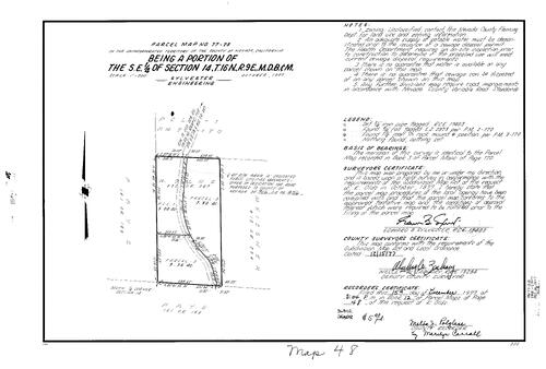 Click to see Parcel Map Book 12, pg. 48 (1977) of Nevada County Recorders Parcel Maps Book 12