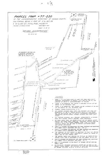 Click to see Parcel Map Book 12, pg. 89 (1978) of Nevada County Recorders Parcel Maps Book 12