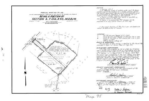 Click to see Parcel Map Book 12, pg. 95 (1978) of Nevada County Recorders Parcel Maps Book 12