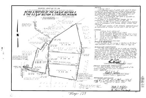Click to see Parcel Map Book 12, pg. 139 (1978) of Nevada County Recorders Parcel Maps Book 12