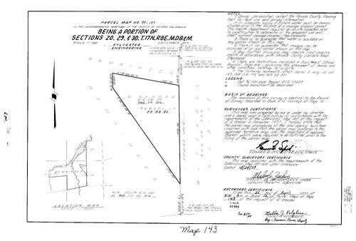 Click to see Parcel Map Book 12, pg. 143 (1978) of Nevada County Recorders Parcel Maps Book 12