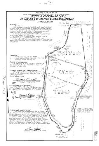 Click to see Parcel Map Book 12, pg. 173 (1978) of Nevada County Recorders Parcel Maps Book 12