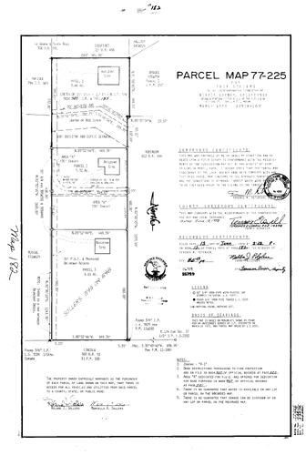 Click to see Parcel Map Book 12, pg. 182 (1978) of Nevada County Recorders Parcel Maps Book 12