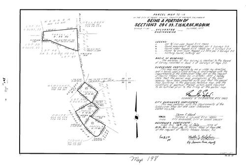 Click to see Parcel Map Book 12, pg. 198 (1978) of Nevada County Recorders Parcel Maps Book 12