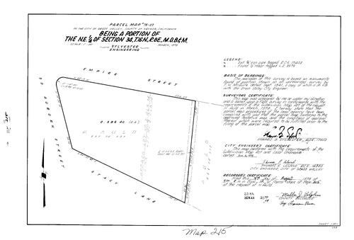 Click to see Parcel Map Book 12, pg. 215 (1978) of Nevada County Recorders Parcel Maps Book 12