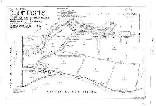 Click to see Parcel Map Book 13, pg. 1 (1978) of Nevada County Recorders Parcel Maps Book 13