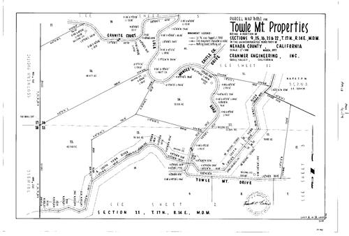 Click to see Parcel Map Book 13, pg. 1 (1978) of Nevada County Recorders Parcel Maps Book 13