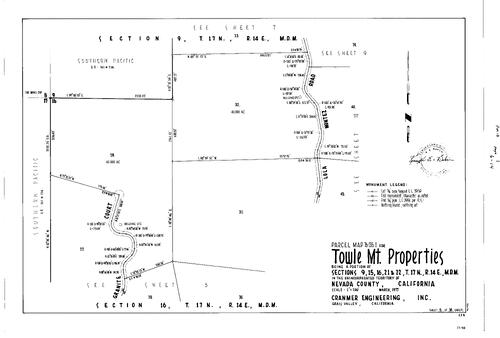 Click to see Parcel Map Book 13, pg. 1 (1978) of Nevada County Recorders Parcel Maps Book 13