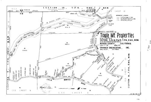 Click to see Parcel Map Book 13, pg. 1 (1978) of Nevada County Recorders Parcel Maps Book 13