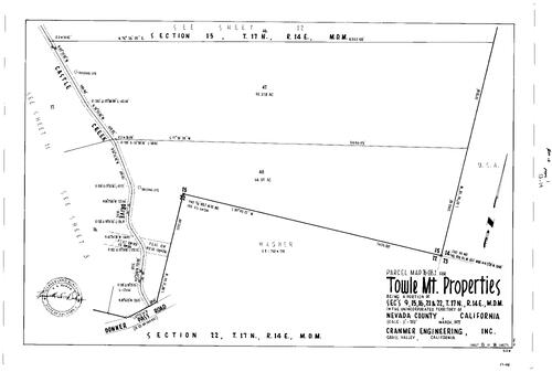 Click to see Parcel Map Book 13, pg. 1 (1978) of Nevada County Recorders Parcel Maps Book 13