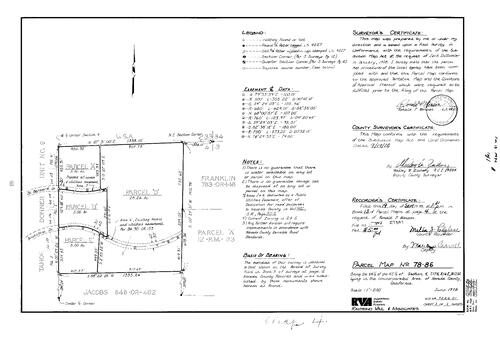 Click to see Parcel Map Book 13, pg. 4 (1978) of Nevada County Recorders Parcel Maps Book 13