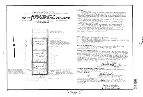Click to see Parcel Map Book 13, pg. 5 (1978) of Nevada County Recorders Parcel Maps Book 13