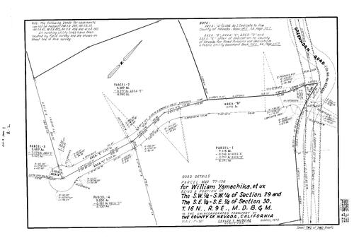 Click to see Parcel Map Book 13, pg. 9 (1978) of Nevada County Recorders Parcel Maps Book 13